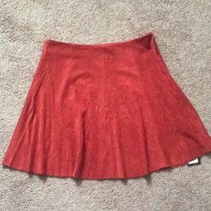 NWT BB Dakota Suede High waisted Mini Skirt